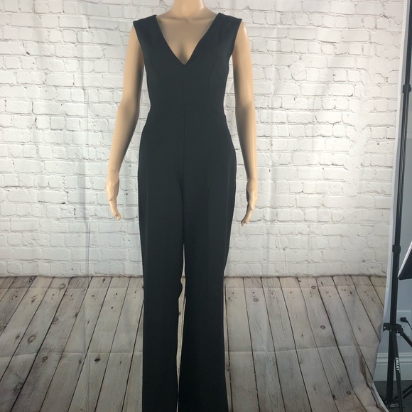 Elegant Flare Jumpsuit with Criss Cross Back - Picture 8 of 8